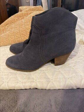 Grey ankle boots